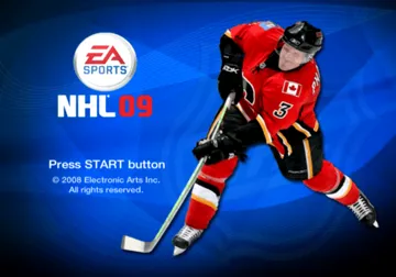 NHL 09 screen shot title